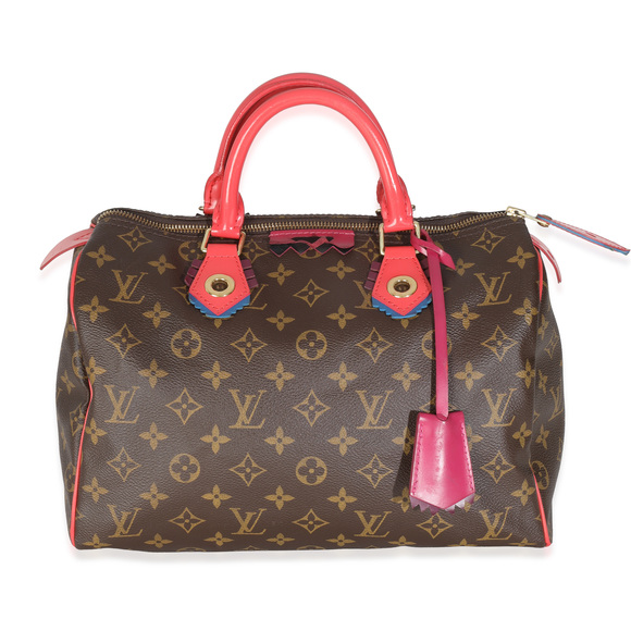 Louis Vuitton Flamingo Monogram Canvas Totem Speedy 30 - Picture 1 of 8